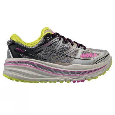 Hoka One One Stinson 3 ATR - Női Futócipő - Szürke / Fukszia (Magyarország NLX781426)